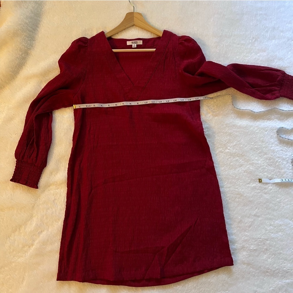 Mini dress NWOT BB Dakota Ruston Smocked Mini Dress SZ S - Picture 5 of 10